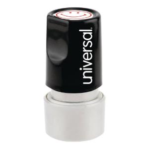 Universal® Pre-Inked One-Color Round Stamp, Essendant