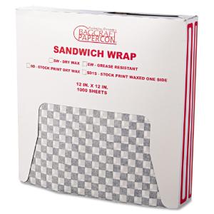 Bagcraft Grease-Resistant Paper Wrap/Liners, Essendant