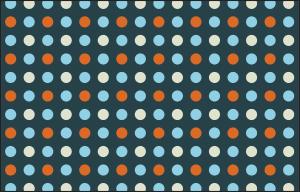 Work mat disposable polka dots