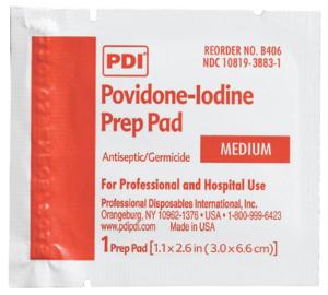PVP Iodine Prep Pads, PDI®