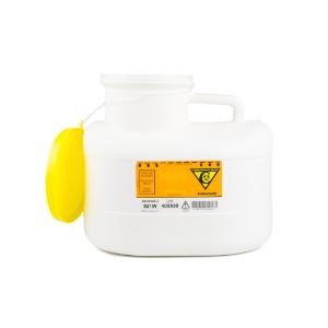 Chemotherapy sharps container, non-stackable