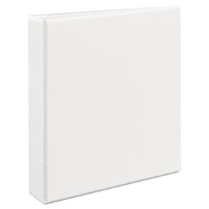 Avery nonstick heavy-duty round ring view binder, 1¹/?" capacity, white