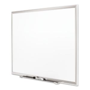 Quartet magnetic dry-erase board, porcelain, 72×48, white, aluminum frame