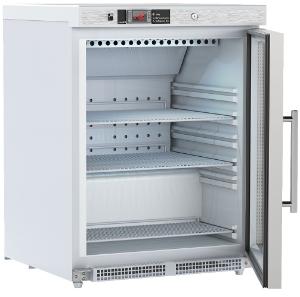 Undercounter glass door vaccine refrigerator, ADA compliant built-in 4.6 CF, interior image