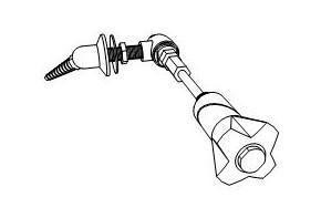 Venturi service fixture, needle valve