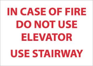 Stairwell Signs, National Marker