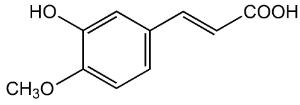 3-Hydroxy-4-methoxycinnamic acid predominantly trans ≥98%