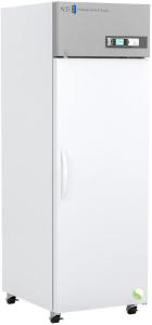 Premium laboratory refrigerator, upright with solid door, 23 CF