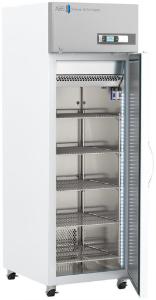 Premium laboratory refrigerator, upright with solid door, 23 CF