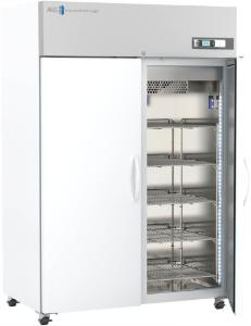 Premium laboratory refrigerator, upright with solid door, 49 CF