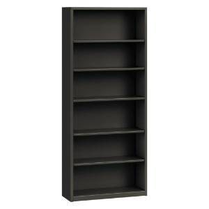 Bookcase, 6 shelves, charcoal