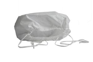 Autoclave bags with drawstring and steam indicator open
