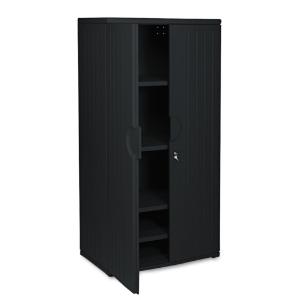 Cabinet with 1 fixed shelf, 3 adjustable shelves