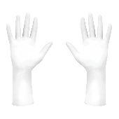 HALYARD* PUREZERO* HG3 sterile white nitrile gloves PR