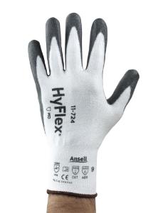 HyFlex 11-724 Medium Duty 13-Gauge Gloves Palm Dipped Ansell
