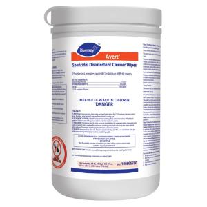 Avert® Sporicidal disinfectant cleaner wipes, 160 ea