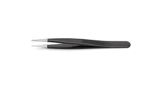 ESD epoxy coated tweezers with strong, thick tips