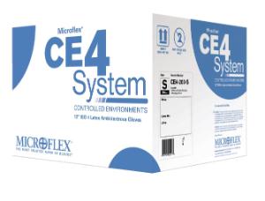 CE4 System Latex Ambidextrous Gloves Microflex