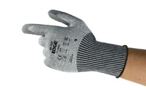 Front side of the EDGE 48-707, grey, coated, lined glove