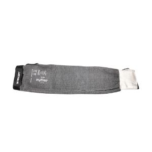 Front side of the HyFlex 11-281, grey, knitted with thumbslot sleeve