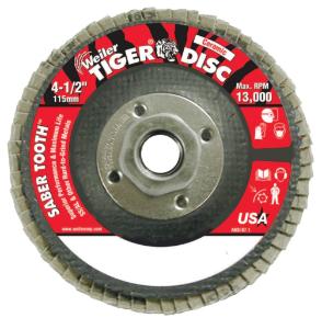Saber Tooth Ceramic Flap Discs, Weiler®