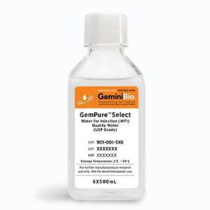 GemPure™ Select water for injection (WFI) quality water (USP Grade), 1 L