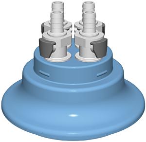 Adapter Cone, Versatile Cap 120, 3/8 HB x 4, Quick Connects