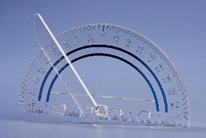 Overhead Projection Protractor