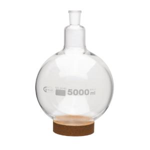 Boiling flask round bottom ground joint 5000 ml