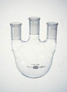 KIMAX® Round-Bottom Flask with Three Necks, Vertical Type, DWK Life Sciences