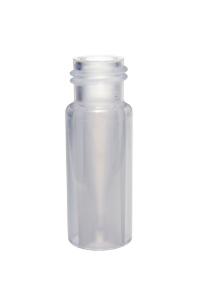 Screw vial with fixed conical insert (short thread)