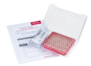 MSCERT+ certified screw vial kit, short thread, with ID patch, pre-cleaned