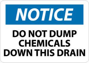 Chemical OSHA Notice Signs, National Marker
