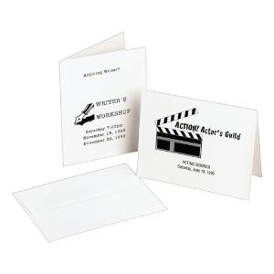 Laser note cards