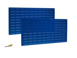 Panel blue louvered