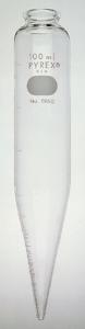 PYREX® Oil Conical Centrifuge Tube 100 ml with White Graduations, Corning