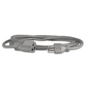 Extension cord, 9', gray