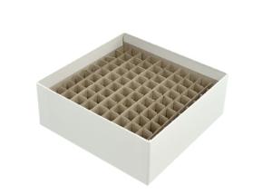 Cardboard freezer boxes and dividers