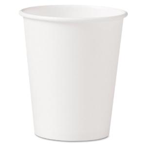 SOLO® Single-Sided Poly Paper Hot Cups, Essendant