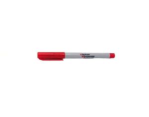 Solvent resistant pen, red, extra fine (0.6 mm)
