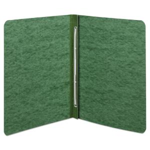 Cover, prong clip, letter, 3 capacity, dark green