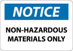 Chemical OSHA Notice Signs, National Marker