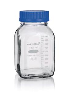 VWR® Laboratory Bottles, Square, Wide Neck, with GL80 Thread