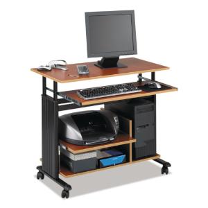 Safco® Adjustable Height Mini-Tower Computer Workstation, Essendant LLC MS