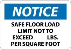 Warehouse Signs without Header, National Marker