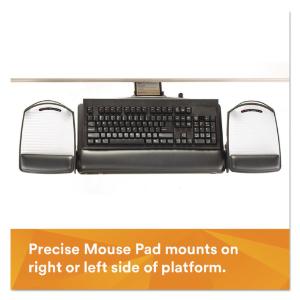 3M™ Knob Adjust Keyboard Tray with Highly Adjustable Platform