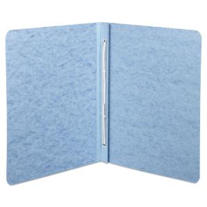 Cover, prong clip, letter, 3 capacity, light blue