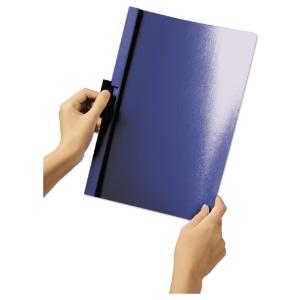 Cover, letter, holds 60 pages, clear/black