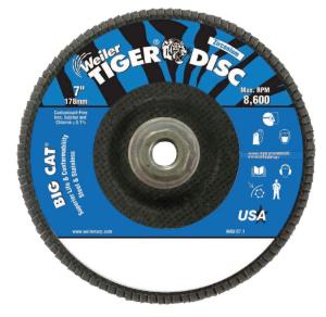Big Cat High Density Flat Style Flap Discs, Weiler®