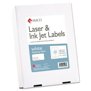Multipurpose Labels, White, Maco